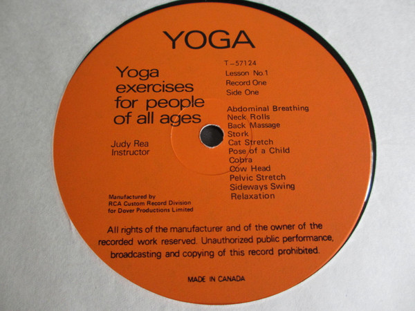 Judy Rea - Yoga: Yoga Exercises For People Of All Ages | Not On Label (T-57125) - 3 Judy Rea - Yoga: Yoga Exercises For People Of All Ages | Not On Label (T-57125) - 3