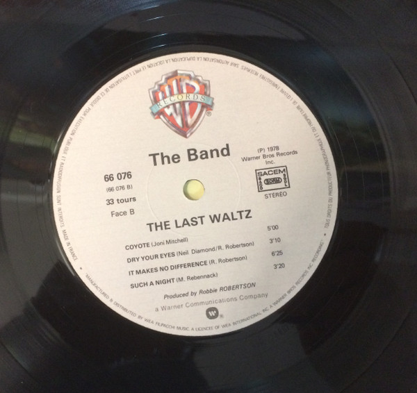 The Band - The Last Waltz | Warner Bros. Records (WB 66 076) - 3 The Band - The Last Waltz | Warner Bros. Records (WB 66 076) - 3