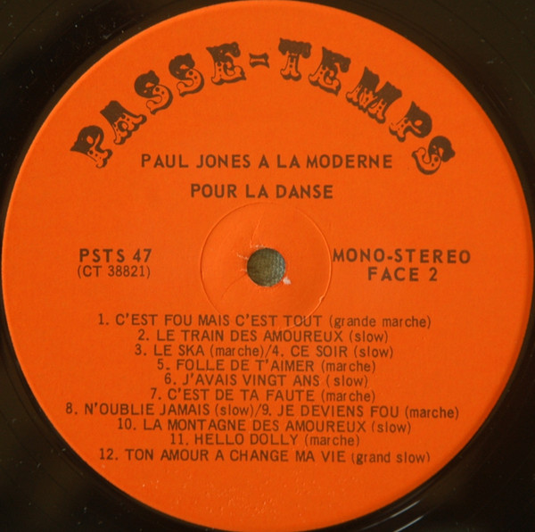 Unknown Artist - Paul Jones À La Canadienne, À La Moderne, Vol.2 | Passe-Temps (PSTS-47) - 4 Unknown Artist - Paul Jones À La Canadienne, À La Moderne, Vol.2 | Passe-Temps (PSTS-47) - 4
