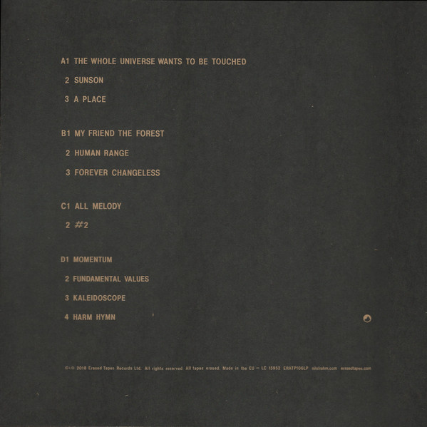 Nils Frahm - All Melody | Erased Tapes Records (ERATP106LP) - 2 Nils Frahm - All Melody | Erased Tapes Records (ERATP106LP) - 2