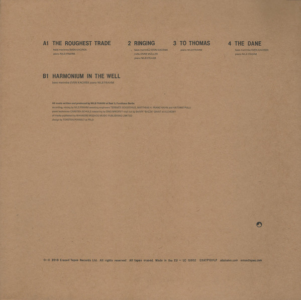 Nils Frahm - All Melody | Erased Tapes Records (ERATP106LP) - 4 Nils Frahm - All Melody | Erased Tapes Records (ERATP106LP) - 4