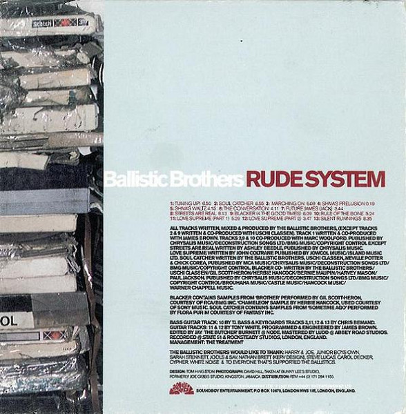 Ballistic Brothers - Rude System | Soundboy Entertainment (SBCD001) - main Ballistic Brothers - Rude System | Soundboy Entertainment (SBCD001) - main