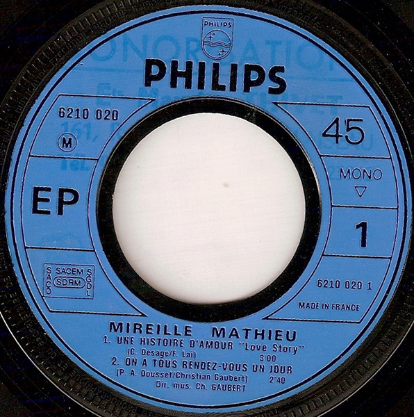 Mireille Mathieu - Une Histoire D'Amour | Philips (6210.020) - 3
