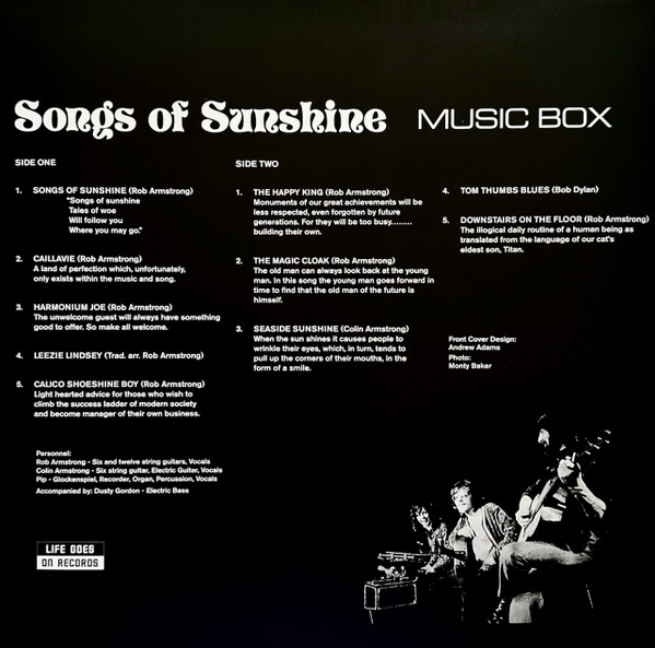 Music Box - Songs Of Sunshine | Life Goes On Records (LIFE029) - 2 Music Box - Songs Of Sunshine | Life Goes On Records (LIFE029) - 2