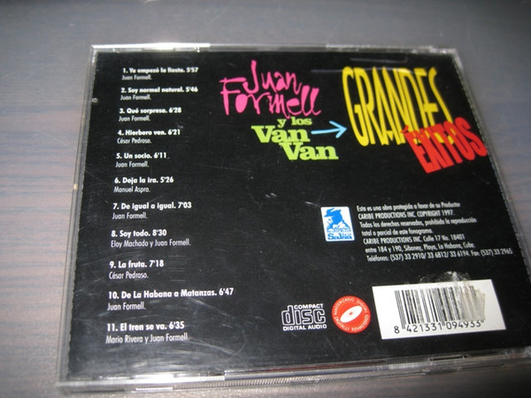 Juan Formell Y Los Van Van - Grandes Éxitos | El Inspector De La Salsa (CD-9493) - 3