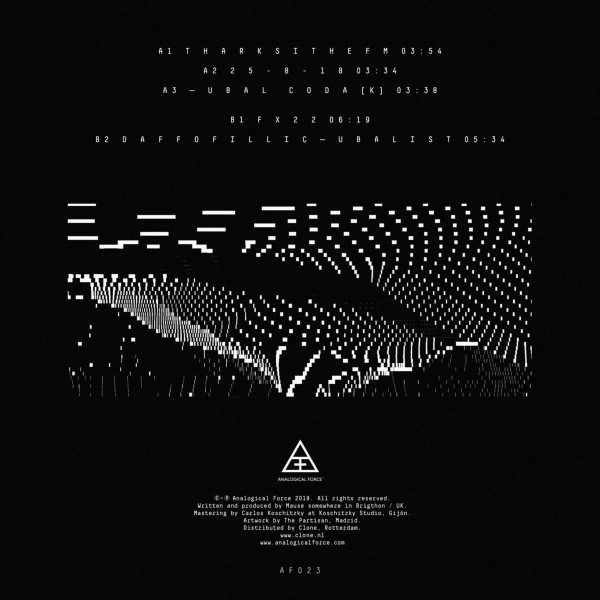 Mause - Ubal EP | Analogical Force (AF023) - 2 Mause - Ubal EP | Analogical Force (AF023) - 2