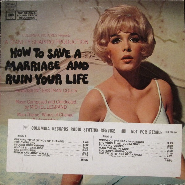 Michel Legrand - How To Save A Marriage And Ruin Your Life | Columbia Masterworks (OS 3140) - 2 Michel Legrand - How To Save A Marriage And Ruin Your Life | Columbia Masterworks (OS 3140) - 2