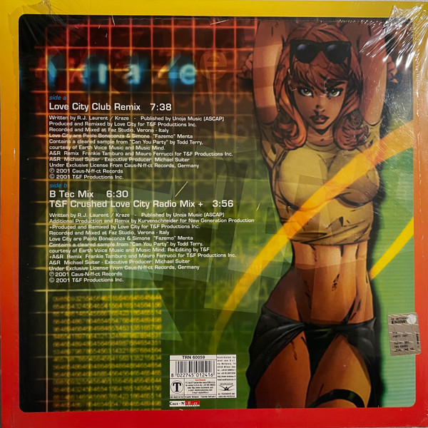 Kraze - The Party 2001 | Train! Records (TRN 60059) - 2 Kraze - The Party 2001 | Train! Records (TRN 60059) - 2