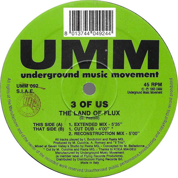 3 Of Us - The Land Of Flux | UMM (UMM 092)