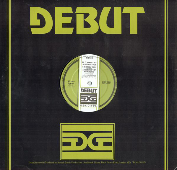 MC Miker G. & DJ Sven - Holiday Rap | Debut Edge Records (DEBTX 3008) - 2