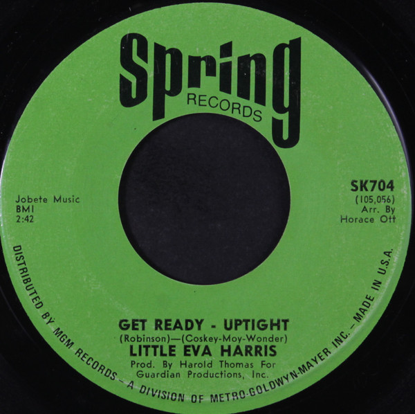 Little Eva - Get Ready - Uptight / Mr. Everything | Spring Records (SK704) - main