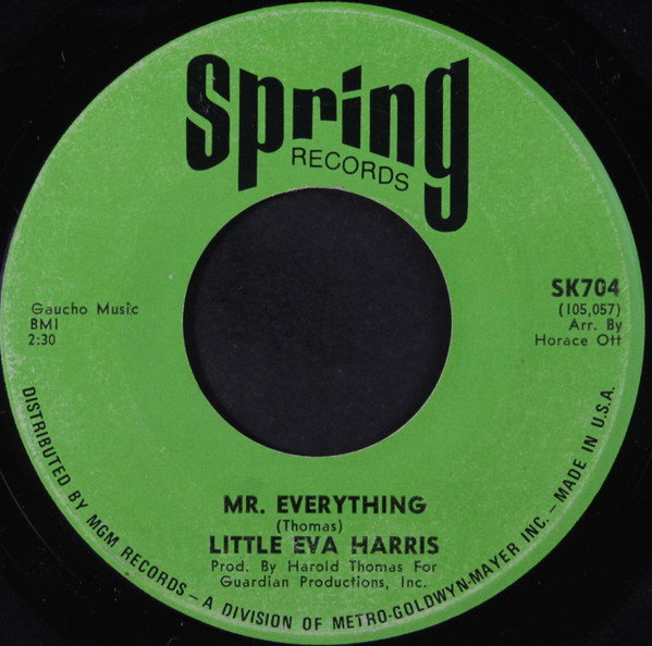 Little Eva - Get Ready - Uptight / Mr. Everything | Spring Records (SK704) - 2