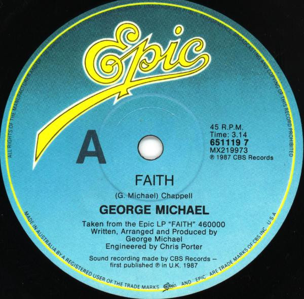 George Michael - Faith | Epic (651119 7) - 3 George Michael - Faith | Epic (651119 7) - 3