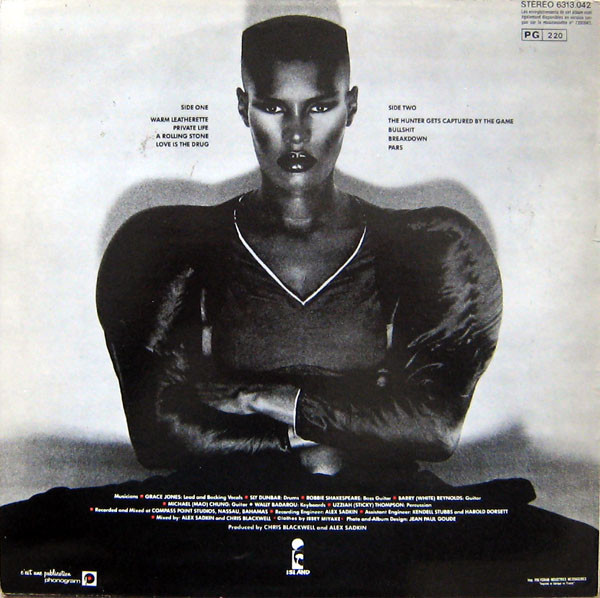 Grace Jones - Warm Leatherette | Island Records (6313.042) - 2