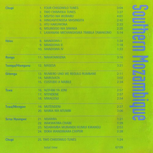 Various - Southern Mozambique 1943 '49 '54 '55 '57 '63 Portuguese East Africa | SWP Records (SWP 021) - 3