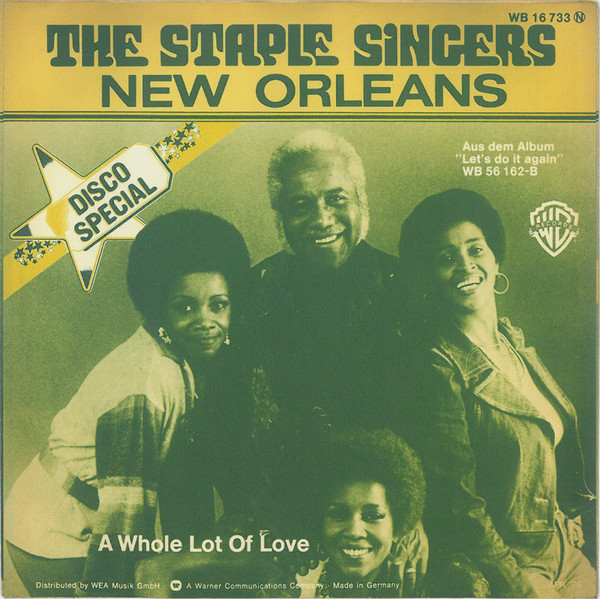 The Staple Singers - New Orleans | Warner Bros. Records (WB 16 733) - main