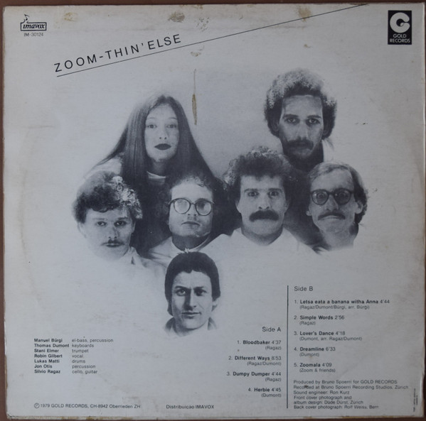 Zoom - Zoom-Thin' Else | Imavox (IM 30124) - 2