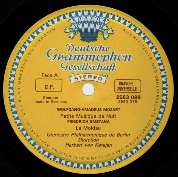 Wolfgang Amadeus Mozart / Bedřich Smetana / Johannes Brahms / Franz Liszt - Hifi Karajan | Deutsche Grammophon (2563 099) - 4