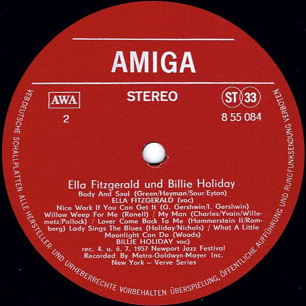 Ella Fitzgerald Und Billie Holiday