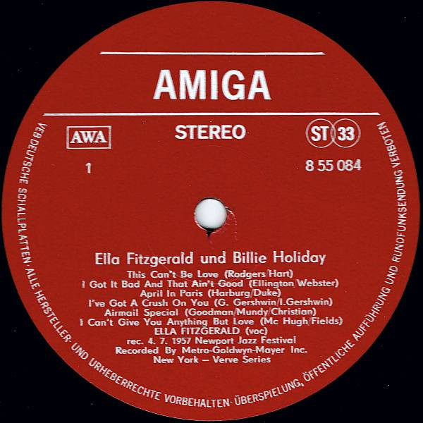 Ella Fitzgerald Und Billie Holiday