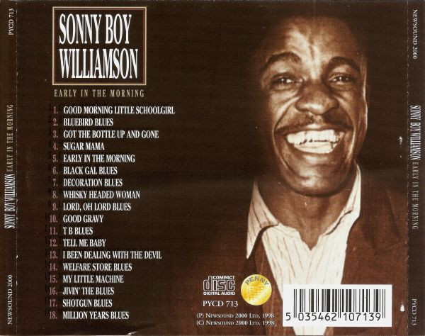 Sonny Boy Williamson - Early In The Morning | Penny (PYCD 713) - 3 Sonny Boy Williamson - Early In The Morning | Penny (PYCD 713) - 3