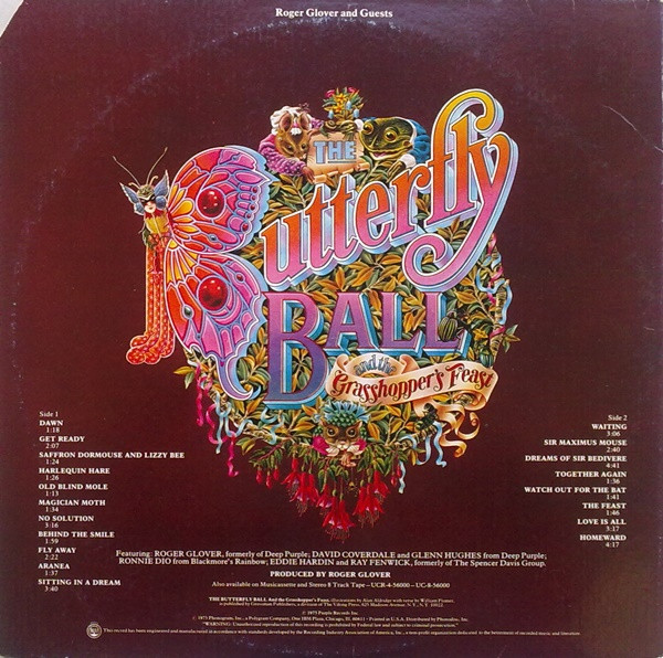 Roger Glover And Guests - The Butterfly Ball And The Grasshopper's Feast | UK Records (UKL-56000) - 4