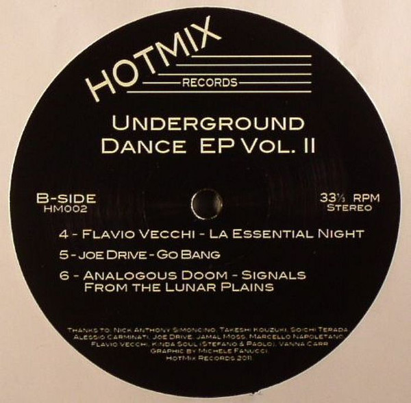 Various - Underground Dance EP Vol. II | HotMix Records (HM002) - 2
