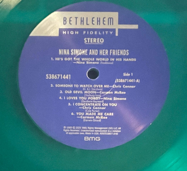 Nina Simone , Chris Connor , Carmen McRae - Nina Simone And Her Friends An Intimate Variety Of Vocal Charm | Bethlehem Records (BCP 6041) - 3 Nina Simone , Chris Connor , Carmen McRae - Nina Simone And Her Friends An Intimate Variety Of Vocal Charm | Bethlehem Records (BCP 6041) - 3