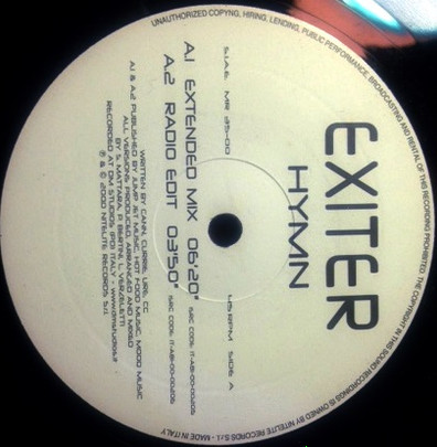 Exiter - Hymn | Major Records (MR 35-00) - main Exiter - Hymn | Major Records (MR 35-00) - main