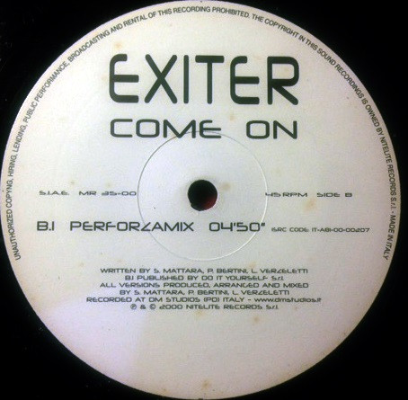 Exiter - Hymn | Major Records (MR 35-00) - 2 Exiter - Hymn | Major Records (MR 35-00) - 2