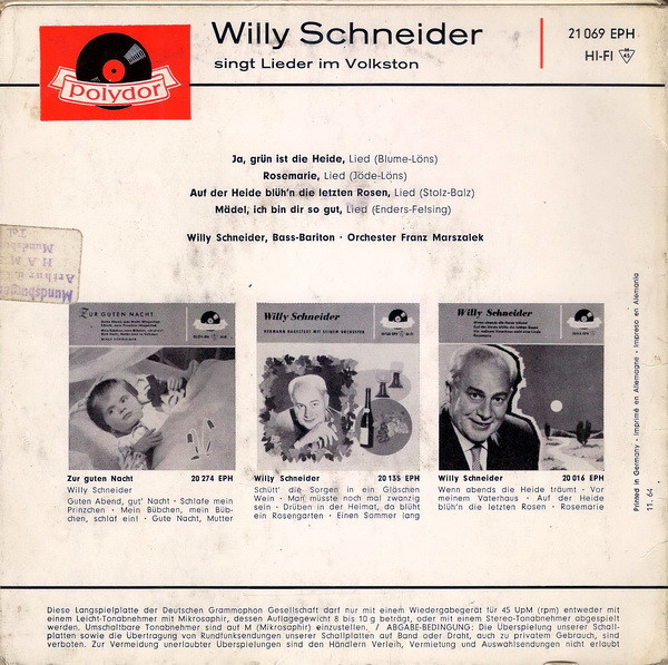 Singt Lieder Im Volkston