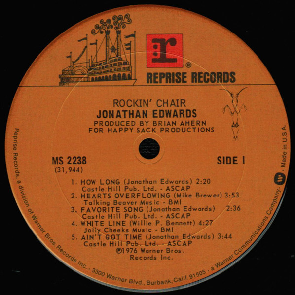 Jonathan Edwards - Rockin' Chair | Reprise Records (MS 2238) - 3 Jonathan Edwards - Rockin' Chair | Reprise Records (MS 2238) - 3