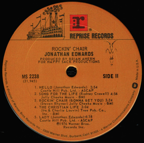 Jonathan Edwards - Rockin' Chair | Reprise Records (MS 2238) - 4 Jonathan Edwards - Rockin' Chair | Reprise Records (MS 2238) - 4