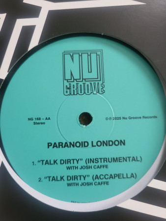 Paranoid London - Talk Dirty | Nu Groove Records (NG 168) - 3 Paranoid London - Talk Dirty | Nu Groove Records (NG 168) - 3
