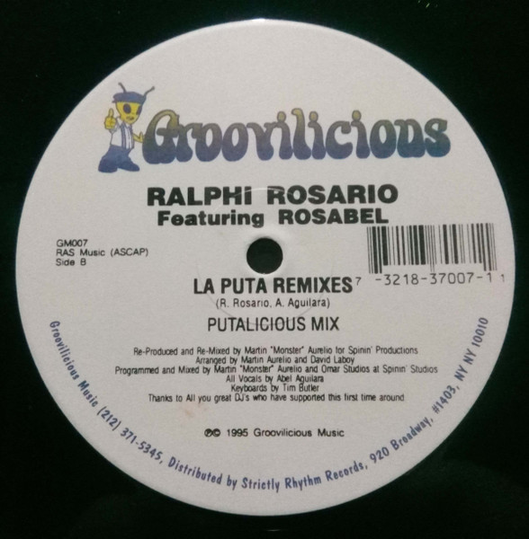 Ralphi Rosario feat Rosabel - La Puta (Remixes) | Groovilicious (GM 007) - 3