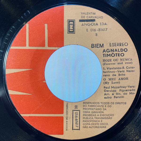 Agnaldo Timóteo - Frustrações | EMI (8E 016-81617) - 3