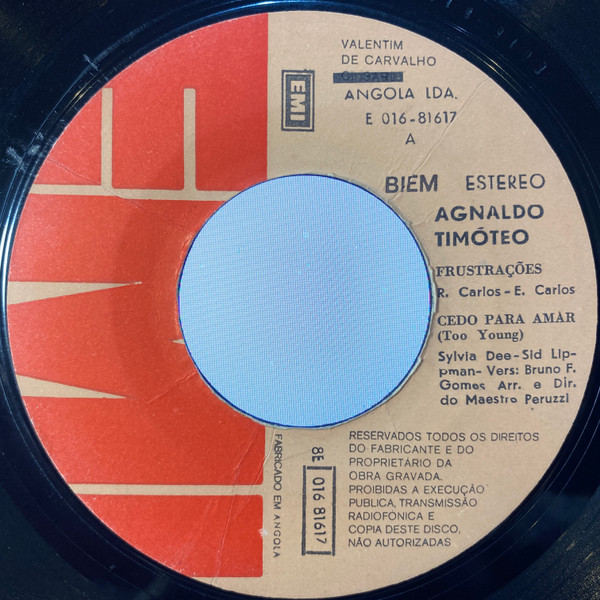 Agnaldo Timóteo - Frustrações | EMI (8E 016-81617) - 4