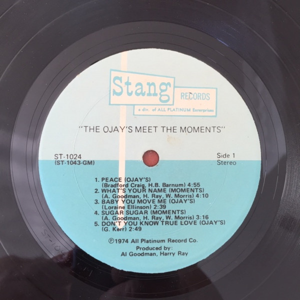The O'Jays Meet The Moments - O'Jays Meet The Moments | Stang Records (ST-1024) - 3 The O'Jays Meet The Moments - O'Jays Meet The Moments | Stang Records (ST-1024) - 3