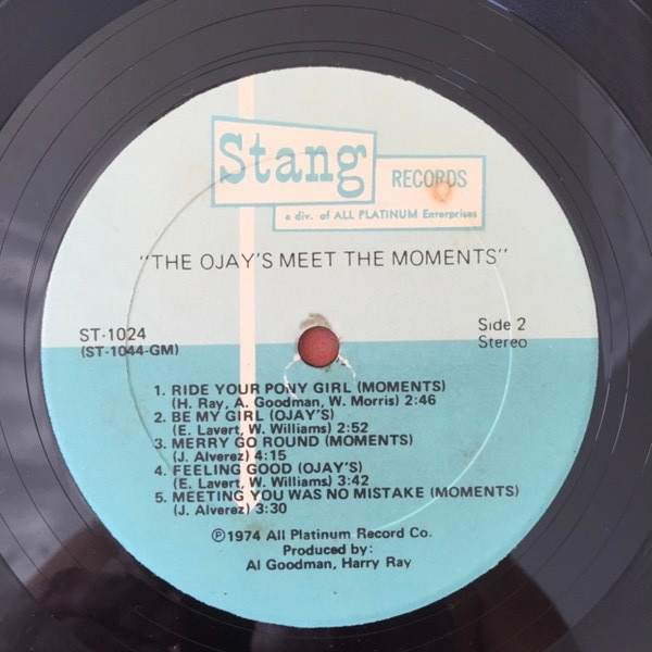 The O'Jays Meet The Moments - O'Jays Meet The Moments | Stang Records (ST-1024) - 4 The O'Jays Meet The Moments - O'Jays Meet The Moments | Stang Records (ST-1024) - 4