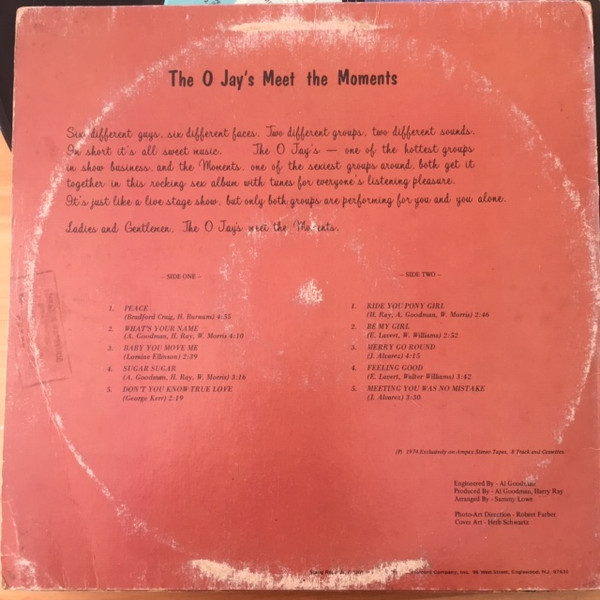 The O'Jays Meet The Moments - O'Jays Meet The Moments | Stang Records (ST-1024) - 2 The O'Jays Meet The Moments - O'Jays Meet The Moments | Stang Records (ST-1024) - 2