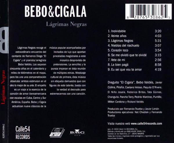 Bebo Valdés & Diego "El Cigala" - Lágrimas Negras | Calle 54 Records (82876530862) - 2 Bebo Valdés & Diego "El Cigala" - Lágrimas Negras | Calle 54 Records (82876530862) - 2