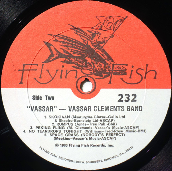 The Vassar Clements Band - Vassar | Flying Fish (232) - 4 The Vassar Clements Band - Vassar | Flying Fish (232) - 4