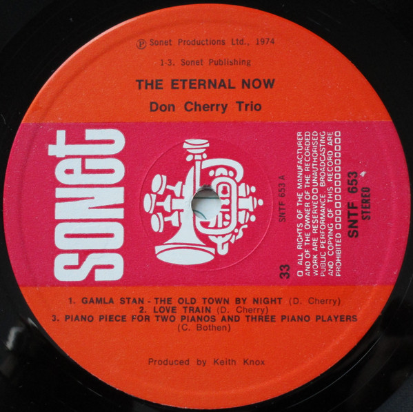 Don Cherry - Eternal Now | Sonet (SNTF 653) - 3