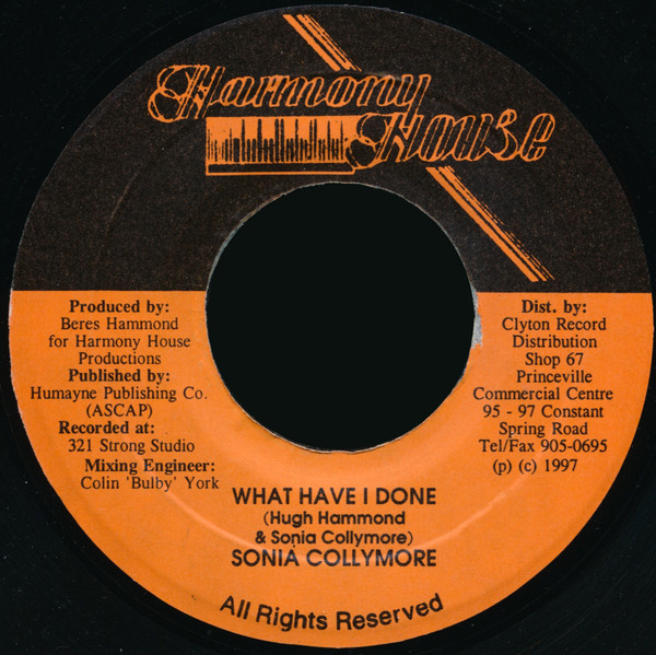 Sonia Collymore - What Have I Done | Harmony House (none) - main