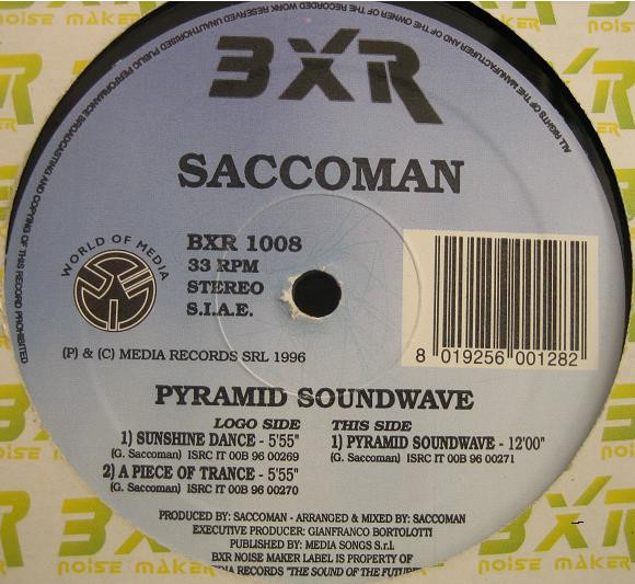 Saccoman - Pyramid Soundwave | BXR (BXR 1008)
