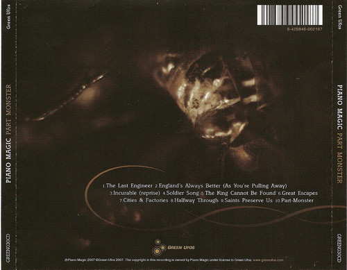 Piano Magic - Part Monster | Green UFOs (GREEN030CD) - 4