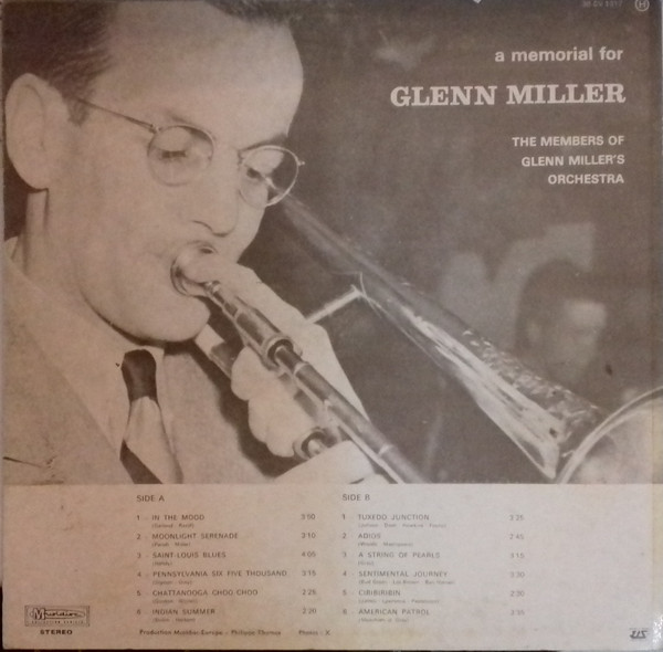 The Glenn Miller Orchestra - A Memorial For Glenn Miller | Musidisc (30 CV 1317) - 2 The Glenn Miller Orchestra - A Memorial For Glenn Miller | Musidisc (30 CV 1317) - 2