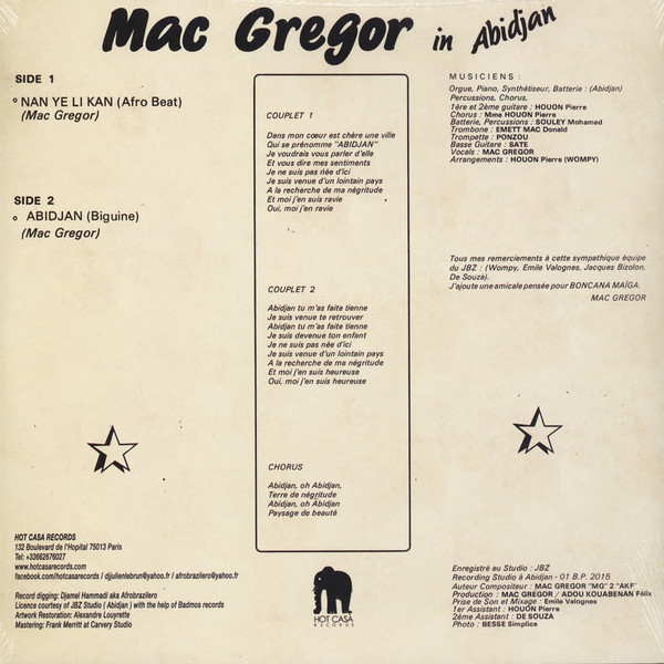 Mac Gregor - In Abidjan | Hot Casa Records (HC 55) - 2 Mac Gregor - In Abidjan | Hot Casa Records (HC 55) - 2