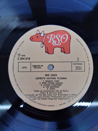 Bee Gees - Spirits Having Flown | RSO (2394 216) - 2