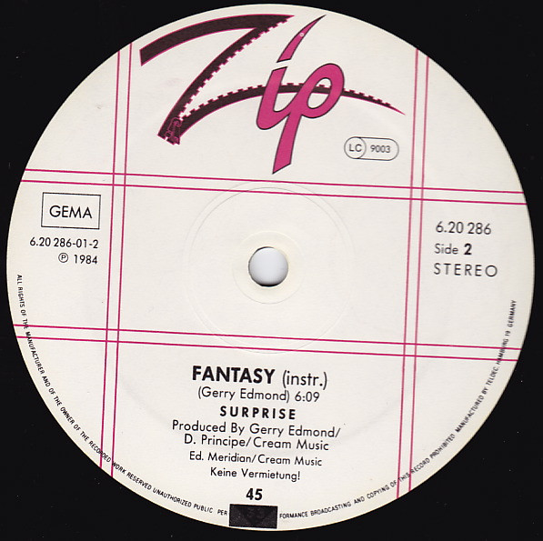Surprise - Fantasy... Could You Be The One | Zip (6.20 286) - 3